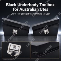 Boîte de rangement sous plateau en aluminium incliné pour pick-up, avec serrure à poignée en T, étanche, pour Hilux, Ranger, Isuzu (Australie)