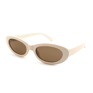 Fashion Classic Retro Small Oval Frames Sun Glasses with UV400 Outdoor Vintage Cat Eye Custom Logo Sunglasses for Women Men - Product Image 4