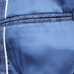 Logo personalizzato 2022 New Fashion Men Wedding Suit Set Blue Stripes Luxury Jacket <span class=keywords><strong>abito</strong></span> da sposa per <span class=keywords><strong>uomo</strong></span> - Product Image 3