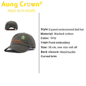 Gorra de Béisbol de Algodón Lavado con Logotipo Personalizado, Estilo Vintage, Desgastado, sin Estructura, Suave, para Hombre y Mujer - Product Image 2