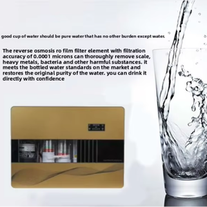 Purificateur d'eau sans réservoir mural |   Système d'osmose inverse à haut débit 100 GPD, solution domestique écologique à faible consommation d'eau (1:1), gain de place - Product Image 1