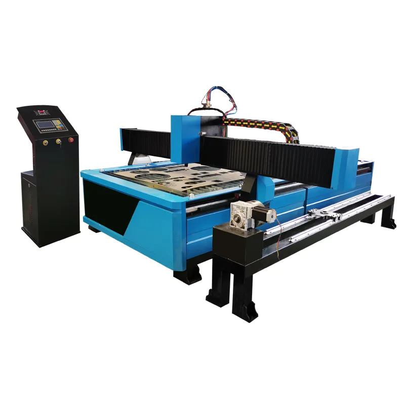 High Speed Gantry Cnc Plasma Cutting Machine 1500*300ミリメートル63A 100A 120A 200A Plasma Cutter