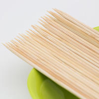 Brochettes en bambou jetables de haute qualité, différentes tailles, brochettes en bambou pour barbecue, outil à viande en bambou, fête de barbecue, bâtonnets longs