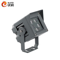 Projecteur LED extérieur étanche IP66 à prix d'usine, 10W, en aluminium et verre trempé, angle de faisceau 5-60°, Ra80 CRI80 50000