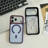 Coque magnétique mate transparente pour iPhone 18 Pro Max, sensation de peau, en TPU et PC, antichoc, pour iPhone 18, 17, 16, 15 Pro