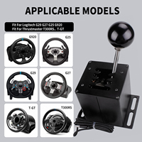 H Gear Shifter 7 + R PC USB Simulator Shifter Sim Racing Shifter Handbrake untuk Logitech G29 G27 G25 G920