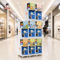 Distributeur de capsules Gachapon japonais 50-75mm, machine à monnayeur à 3 niveaux empilables, distributeur de jouets Gashapon, garantie 1 an
