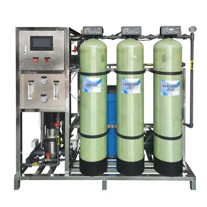 Usine de purification de l'eau par osmose inverse avec système uv pour les entreprises de cosmétiques, purification de l'eau, 500lph