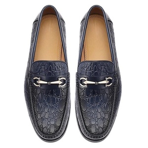 Mocasines de Cuero Genuino para Hombre, Transpirables, Estilo Británico, Suela Suave, Zapatos Casuales Versátiles para Exportación - Product Image 5