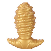 Muschelförmiger Analplug Spiralförmiger Erwachsenen-Masturbationsdildo Gay Analsex für BDSM Erwachsenenprodukte Großhandel