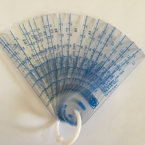 Medidor de plástico para medidor de lacunas, ferramentas de medição de plástico 0.05-2.0mm, 19 unidades - Product Image 4