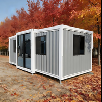Maison préfabriquée mobile extensible de haute qualité, imperméable et isolée, unité de logement modulaire portable, maison conteneur