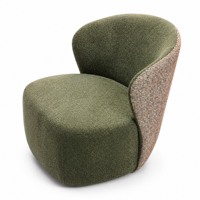 Fauteuil inclinable pivotant moderne à une place pour salon et bureau – Idéal pour le travail et la détente