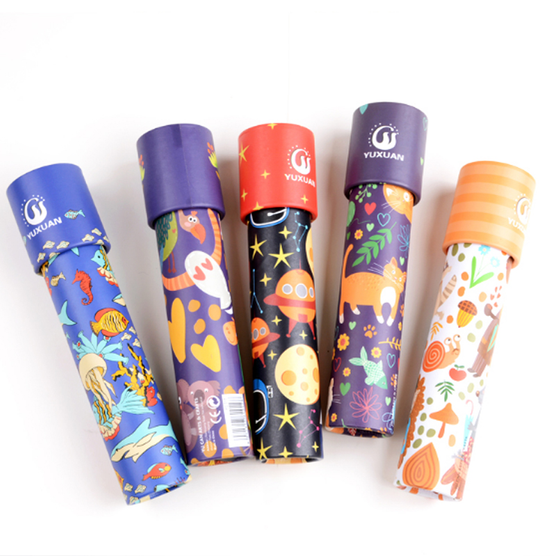 Wholesale magic Kaleidoscope Classic toys colorful paper kaleidoscope for kids Magic Toy