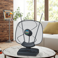 AR-463 Originele Fabrieks-universele antenne voor alle tv's, digitale HD-versterker voor binnen, 30dB versterking, 40-862MHz frequentie, sterke Freeview-ontvangst
