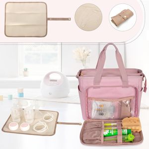 กระเป๋าใส่เครื่องปั๊มนม OEM ใช้ได้กับ <span class=keywords><strong>Spectra</strong></span> <span class=keywords><strong>S1</strong></span>/S2 แผ่นรองกันน้ำ อะไหล่เสริม โพลีเอสเตอร์สำหรับ - Product Image 4