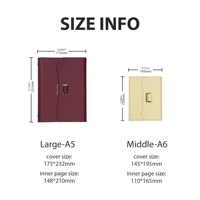 Cuaderno Personalizado de Tapa Dura con Logotipo, Cuaderno de Hojas Sueltas B6 de Cuero PU, Organizador Personalizado con Portaplumas