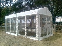 18x30m 18x35m Sauna im Freien Sonnen liege aufblasbare Camping Hoch leistungs zelte für Veranstaltungen klares Party Orangerie Zelt - Product Image 3