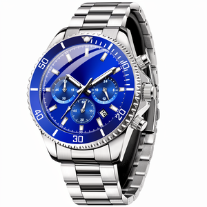Orologio Cronografo Analogico al Quarzo da Uomo <span class=keywords><strong>SAPPHERO</strong></span>, Impermeabile 50M, Cinturino in Acrilico 42mm, Elegante e Sportivo, Regalo Classico per Uomo - Product Image 1