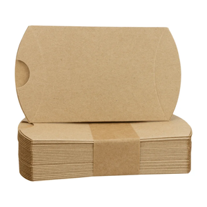 Muestra gratis China al por mayor para llevar comida rápida contenedor de embalaje caja de papel desechable caja de kebab caja de comida con forma de almohada - Product Image 5