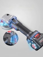 Meuleuse d'angle sans balais professionnelle Dongcheng 20V DCSM04-125H2K 6.0Ah 1000W 125mm 3 vitesses pour la découpe et le meulage du métal