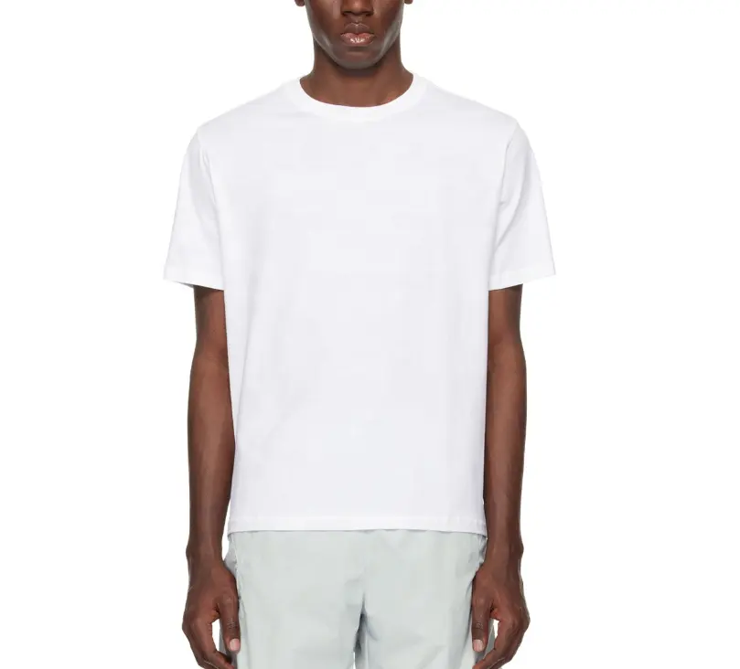 Мужская негабаритная футболка большого веса дышащая Спортивная футболка с коротким рукавом 1000 простые белые футболки