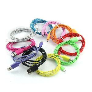 Câble de Charge rapide USB vers Micro tressé de 2m, câble de synchronisation de données Micro USB, cordon de Charge pour Samsung Huawei Android Smartphone - Product Image 5