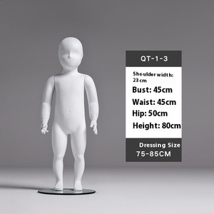 Kidsren's Mannequin Display Stand Clothing Store Model <strong>Dummy</strong> <strong>Plastic</strong> Male and <strong>Female</strong> Props for Store Display - Product Image 6
