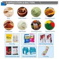 Machine d'emballage de poudre d'épices directe usine avec remplisseur à vis pour la production de sachets de détail, personnalisation OEM