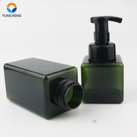 Bouteille de lavage des mains 250/450ml sans Bpa, mousse carrée pour savon et mousse de nettoyage, bouteille avec pompe, PETG en plastique pour animaux domestiques