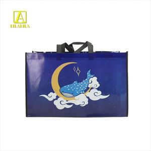 Custom Non Woven Shopping <b>Bag</b> With Long Handle Promo Non Woven Shopping Packing Tote <b>Bag</b> Folding Customized Color Accepable - Product Image 3