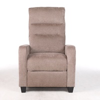 Fauteuil inclinable moderne individuel réglable, fauteuil de relaxation pour salon et chambre, chaise de loisirs pliable en bois extensible