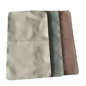 Customizable printing Double-Sided Waterproof Pu Vegan Leather Children Play Mat Baby Changing Pad Mat