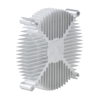 Dissipateur thermique en aluminium Cpu rond industriel personnalisé expérimenté