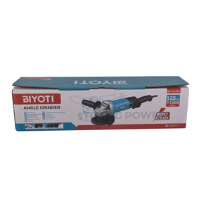 Meuleuse d'angle électrique industrielle filaire haute puissance BYT-8125T de 5 pouces, 1100W, professionnelle pour la construction et la fabrication d'acier - Product Image 2