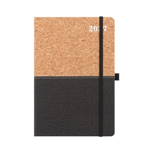 Carnet A5 en paille de blé texturée liège, écologique, simple, pour bureau, promotionnel, personnalisable avec logo, vente en gros - Product Image 2