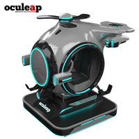 Simulateur de tir VR 2027 Nouveau simulateur de vol 3D en cabine d'avion Machine de jeu d'arcade de réalité virtuelle 9D pour enfants Aire de jeux intérieure
