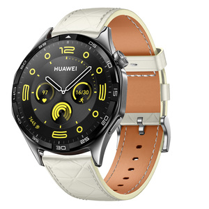 Bracelets de montre en cuir à carreaux avec fermoir plat GT6, compatibles avec Samsung Watch 5, <span class=keywords><strong>Huawei</strong></span> Watch <span class=keywords><strong>4</strong></span>, Xiaomi <span class=keywords><strong>Mi</strong></span> S4 - Product Image 2
