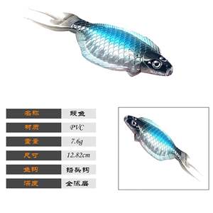 Señuelo de 12,8 cm/7,6G, cebo de pescado simulado para pesca de anguila <span class=keywords><strong>y</strong></span> <span class=keywords><strong>espada</strong></span>, señuelo suave - Product Image 5