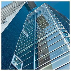 Système de <span class=keywords><strong>mur</strong></span>-rideau en verre <span class=keywords><strong>Optima</strong></span> de luxe à haute efficacité énergétique avec <span class=keywords><strong>isolation</strong></span> thermique pour tours de bureaux - Product Image 2