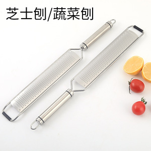 Rallador de limón de acero inoxidable, rallador de queso, herramienta de cocina con mango para rallar verduras y frutas, apto para lavavajillas - Product Image 4