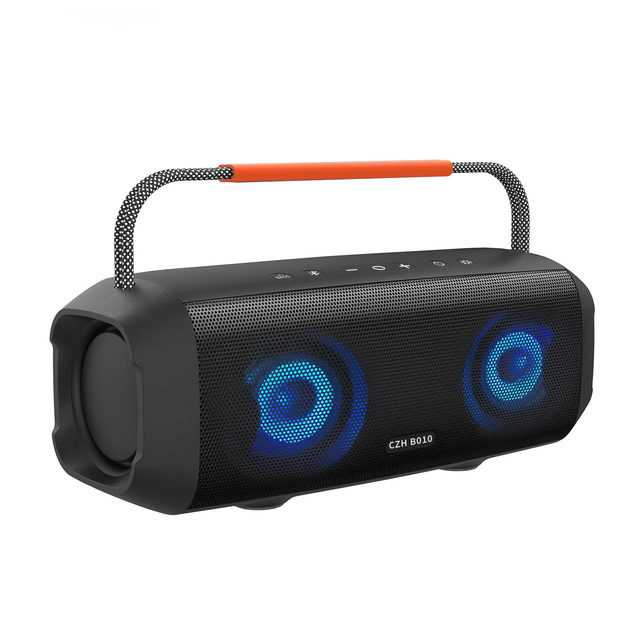 OEM ODM Customize Big Outdoor Portable Speaker Wireless BT Sports Waterproof Sound Box High Power Subwoofer Tf Card Speakers