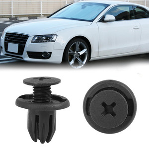 Clips de pare-chocs avant et arrière Bmw Mini, attaches en plastique noir pour réparation et remplacement du revêtement intérieur de l'arche de roue, 07130702966 - Product Image 1