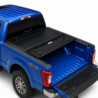 Accessoires de camion : Hayon pliant quadruple en alliage résistant aux intempéries à profil bas pour Dodge Ram 1500 2500 3500 2014 et Ford F-150 F-250 avec benne de 6'10''