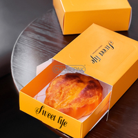 Boîte à gâteau de boulangerie personnalisée de haute qualité Boîte en papier pour tarte aux œufs Boîte d'emballage alimentaire pour tarte aux œufs