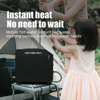 Chauffe-eau instantané au gaz numérique 6L ODM OEM avec poignée de transport en métal, douche portable pour yacht, camping, expéditions en milieu sauvage