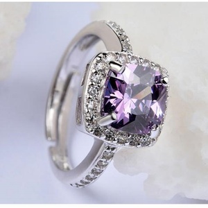 Anillo de Boda Ovalado Clásico de Plata Silverwill con Circonitas para Mujer, Chapado en Rodio, Certificado CMA, Regalo de Aniversario - Product Image 2