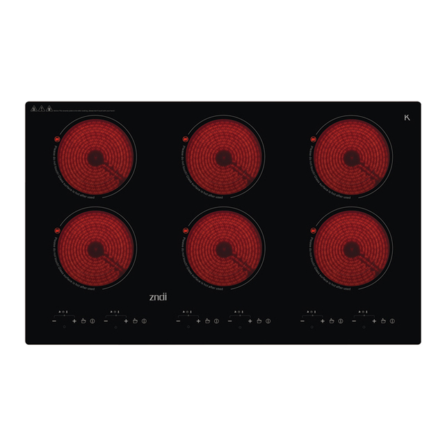 6 Burners Induction Cooktop Built in Cooker Commercial Electric Ceramic Stove
