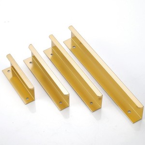 Profile Hidden Handle for Whole Kitchen Right Angle Recessed Handle Finger Pull L Shape <strong>Door</strong> Pull for Wardrobe - Product Image 4