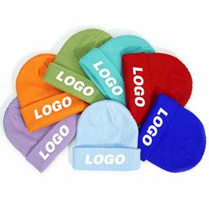 Bonnet court élégant en tricot classique avec revers, style numérique, pour hommes et femmes, idéal pour les sports d'hiver en extérieur - Pêcheurs, pêcheurs en mer, mariniers - Product Image 1